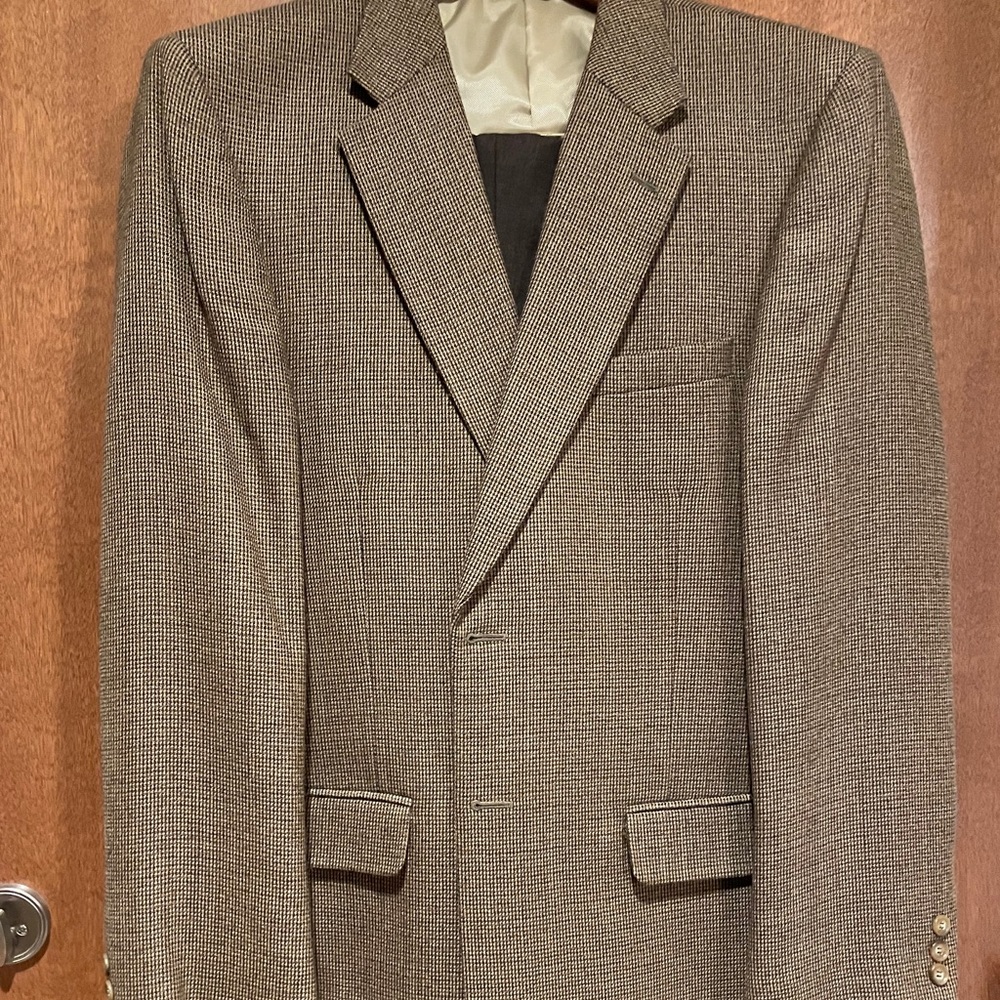Mens brown suit